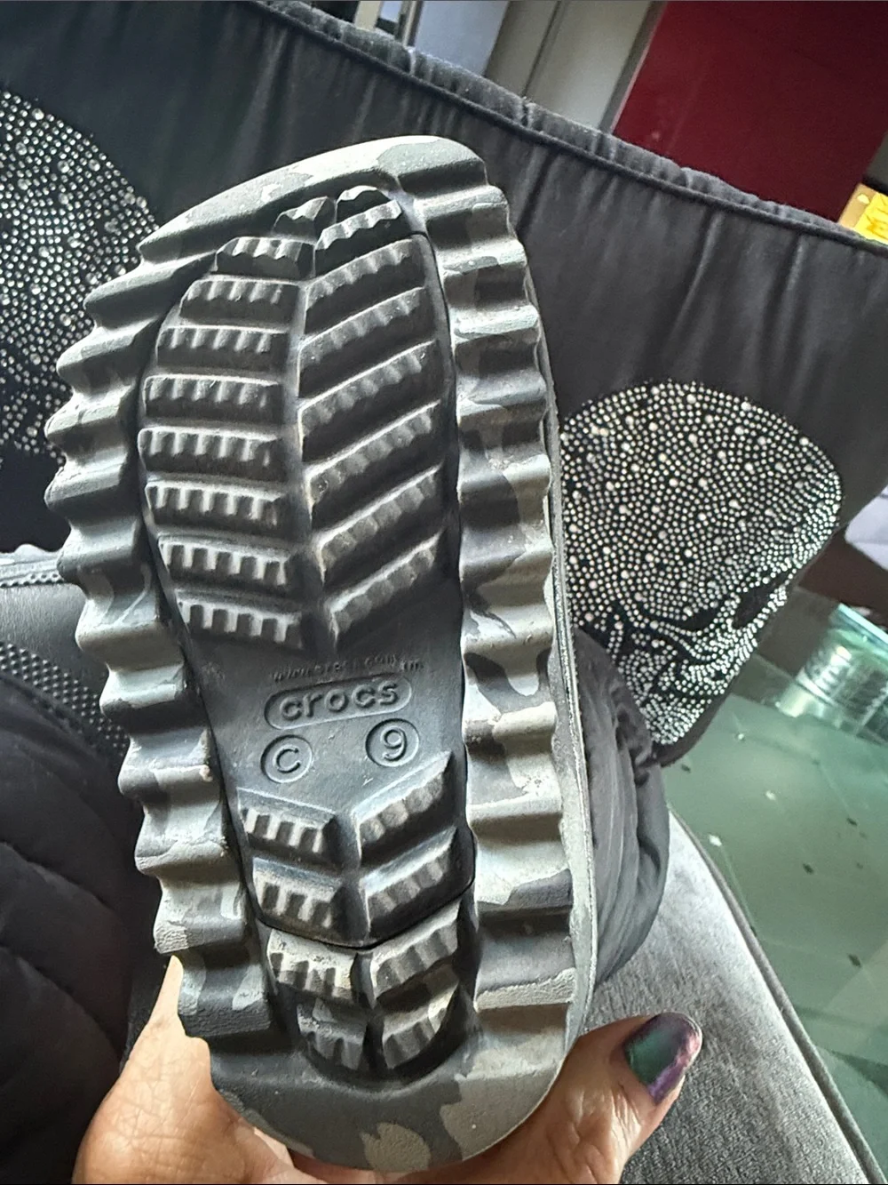 CROCS Black Puffer Clog Boots